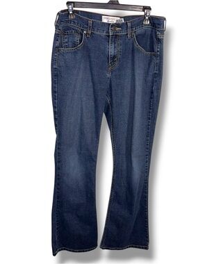 Size 10 Levis Bootcut Blue Denim Jeans Cotton Blend Western Pants
